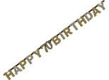 Amscan - Lettera - Bandiera "Buon 70° Compleanno"" SG38374 (Taglia Unica) (Oro)"
