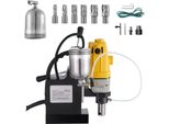 Succebuy Trapano Magnetico Da 1100 W, Diametro Di Foratura MD40 Di 1-1/2 Pollici (40 Mm), Forza Magnetica Di 2810 Libbre, 670 Giri/Min Con Set Di Frese Anulari Hss Da 6 Pezzi
