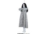 Zombie Halloween Hanging Figure Ragazza Inquietante Decorazione Horror Decorazione Inquietante Cimitero Scenario Spettrale Dettagli Inquietanti Atmosfera Atmosferica, Colore: Bianco