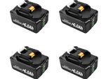 Batteria Ricaricabile, Capacità 6000Mah, Compatibilità Con Utensili Da 18V, 4 Batterie