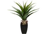 Kunstpflanze I.Ge.A. "Agave Im Topf", GrüN, B:38Cm H:75Cm T:38Cm, Kunststoff, Kunstpflanzen, Kunstpflanze