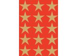 3414 3414 Adesivo Decor Stelle A 5 Punte, Oro Ø 22 Mm