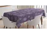 Abakuhaus Tovaglia Melanzana, Motivo Fiocco Di Neve Astratto Forme Di Cristallo Decorazione Fiocchi Di Neve, 140 X 200 Cm, Viola