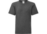 Maglietta Fruit Of The Loom Iconic Boys PC3388 (104) (Grigio Scuro Screziato)