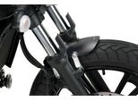 Puig 9673N Parafango Anteriore In Alluminio Con Piastra Spessa Per Kawasaki Vulcan S Nero
