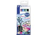 Staedtler 349 C5 Marcatore Acrilico Staedtler Marcatore A Vernice Lumocolor, Confezione Da 5 Pz