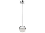 Lampada A Sospensione Moonlit Led 20,9W Quintiesse In Cromo Lucido