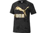 Puma Classics Aop Logo Tee W Nero S