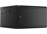 Lanberg WF01-6606-00B Armadio Rack 6U A Parete Nero