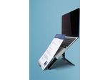R-GO Tools R-Go Tools Supporto Per Laptop R-Go Riser Document, Supporto Ergonomico, Pieghevole E Regolabile Con Portadocumenti, Nero