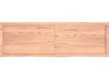 Piano Del Tavolo Marrone Chiaro 160X50X(2-6)Cm In Legno Massiccio Trattato Con Rovere