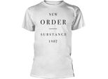 New Order - Maglietta "Substance"" Per Uomo/Donna Unisex RO8125 (Xxl) (Bianco)"