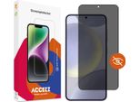 Samsung Galaxy S24 Plus, Samsung Galaxy S25 Plus Pellicola Protettiva: Accezz Gehard Glas Privacy Screenprotector - Trasparente