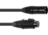 Eurolite Cavo Dmx EC-1 IP65 3Pin 1M Bw