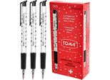 Penna A Sfera Superfine Aut. 0,5 Mm Nero (20 Pz) Toma