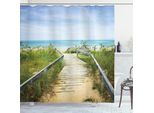 Abakuhaus Tenda Da Doccia Da Spiaggia, Passeggiata Sulle Dune Della Spiaggia Pinery Provincial Park Ontario Canada, 175 X 200 Cm, Aqua Sabbia Marrone Verde