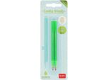Penna Gel Legami 2 Cartucce Di Ricambio - Set Di Ricariche Lovely Friends - Verde Neon