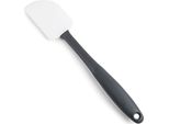 Lacor Presina E Raschia Pasta - 30 Cm - Nero/Bianco - Silicone Flessibile Con Manico In Plastica