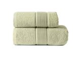 Asciugamano In Spugna Di Cotone Con Bordo Naomi 50X90 Cm, Verde, 500 Gr Mybesthome