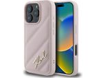 Karl Lagerfeld Klhcp16Lpqdsmgp Custodia Rigida Per Iphone 16 Pro 6.3 RóżOwy/Pink Quilted Signature