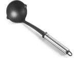 Mestolo Per Zuppa Lacor Con Beccuccio - Manico In Acciaio Inox E Ciotola In Silicone - 33,5 Cm