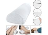 Cuscino A Rotolo Comfort Di Forma D In Schiuma Di Memoria Per Il Collo, Le Ginocchia E Le Gambe, Distanziatore Per La Schiena E Il Supporto Lombare - N. 1