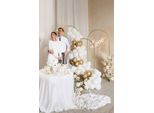Supporto Per Decorazioni Oro 80X200 Cm | Arco In Metallo Per Decorazioni Di Palloncini E Fiori | Elegante Cornice Decorativa Per Eventi