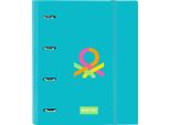 Raccoglitore Ad Anelli Benetton Summer Blue 27 X 32 X 3,5 Cm