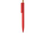 Midocean - Penna A Sfera Penu, Dettagli In Bambù MO549 (1,1 Cm X 13,4 Cm X 1,5 Cm) (Rosso)