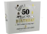 Album Fotografico Signography Birthday Girl 4 X6 - 50° WD701 (Taglia Unica) (Bianco)
