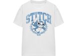 Lilo & Stitch - Maglietta Da Donna TV20080 (S) (Bianco)