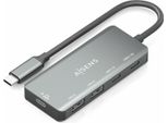 Aisens A109-0946, Cablato, Usb 3.2 Gen 1 (3.1 Gen 1) Tipo-C, 100 W, Grigio, 5 Gbit/S, Alluminio