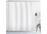 Abakuhaus Tenda Da Doccia Autunnale, Silhouette Simmetrica Bianco Menta, Motivo Ripetitivo Semplice E Moderno, 175 X 240 Cm, Perla E Bianco