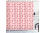 Abakuhaus Tenda Da Doccia Vintage Rose, Disegno Ripetitivo A Mano Con Motivi Floreali Colorati, 175 X 180 Cm, Rosa Cipria Rosa Pastello Rossore