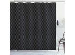 Abakuhaus Tenda Da Doccia In Carbone, Artful Motivo Monocromatico Di Stelle Geometriche Ripetitive, 175 X 220 Cm, Grigio Antracite