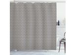 Abakuhaus Tenda Da Doccia Con Fiori, Petali Ispirati Al Minimalismo Moderno Con Disegno Geometrico A Foglie, 175 X 180 Cm, Nero Cocco