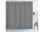 Abakuhaus Tenda Da Doccia Moderna, Illustrazione Ripetitiva Composizione Monocromatica Di Triangoli, 175 X 200 Cm, Grigio Antracite Bianco