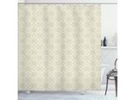 Abakuhaus Tenda Da Doccia Orientale, Paisley Inspired Stampa Continua Di Motivi In Tonalità Tenui, 175 X 180 Cm, Grigio Giallo Marrone Chiaro