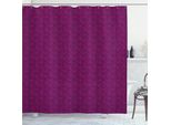 Abakuhaus Tenda Da Doccia Vintage Tribale, Triangoli Astratti Tratteggiati In Colori Vivaci, 175 X 180 Cm, Rosa Shocking Magenta Scuro