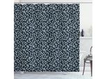 Abakuhaus Tenda Da Doccia Con Margherite, Grazioso Motivo Floreale Con Fiordalisi E Camomilla, 175 X 200 Cm, Azzurro Petrolio
