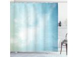 Abakuhaus Tenda Da Doccia Blu, Fantastico Cielo Dai Toni Tenui Con Soffici Nuvole Cielo Nebbioso E Mistico, 175 X 200 Cm, Azzurro Chiaro Verde Chiaro