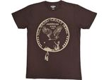 Neil Young - Maglietta "Tour '76"" Per Uomo/Donna Unisex RO14166 (S) (Marrone)"