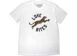 Def Leppard - Maglietta "Love Bites"" Per Uomo/Donna Unisex RO14265 (Xxl) (Bianco/Arancione)"