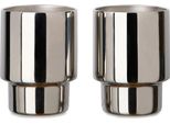 Vinga - Tazza Da Caffè "Nagano"", Materiale Riciclato (Confezione Da 2) XD1223 (Taglia Unica) (Argento A Specchio)"