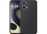Adatto Per Motorola Edge 2024 Custodia Del Telefono Custodia Flessibile In Silicone Tpu - Custodia Posteriore Flessibile In Silicone Tpu - Nero - Smartphonics