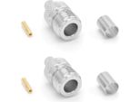 Spina Coassiale 5D N A Crimpare Tipo Rf 50Ohm Per Cavo Coassiale 5D-FB LMR300 RG-59 RG-6U RG-8X Confezione Da 2 Di Rangeful
