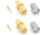 Connettore A Crimpare 5D Sma (Maschio) Rf 50Ohm Per Cavo Coassiale 5D-FB LMR300 RG-59 RG-6U RG-8X (Confezione Da 2) Da Rangeful