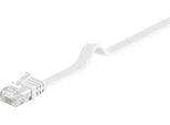 Goobay 95191 Cavo Patch Cat 5E Piatto, U/Utp, Bianco, 1,5 M - Miscela Di Rame Cca