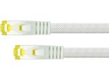 Python 8070PY-030W Python Patchkabel M. Cat.7 Rohkabel Nylongefl. Weiß 3M