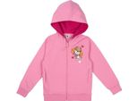 Felpa Paw Patrol Per Bambina - Felpa Rosa Con Cappuccio E Zip 122/128